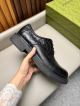Gucci Man Black Calfskin Business Leather Shoes 042882 (3)_th.jpg
